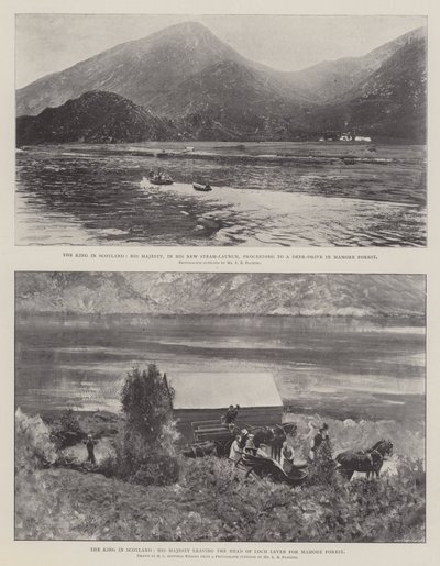 The King in Scotland by Henry Charles Seppings Wright